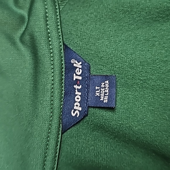 NWOT SPORT TEK Mens Fleece 1/4 Zip Pullover Sz XLT Dark Green - Picture 10 of 12